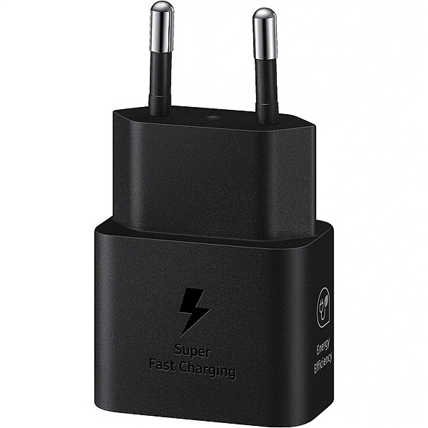 Įkroviklis Samsung 1 x USB Type C. juoda. 25 W