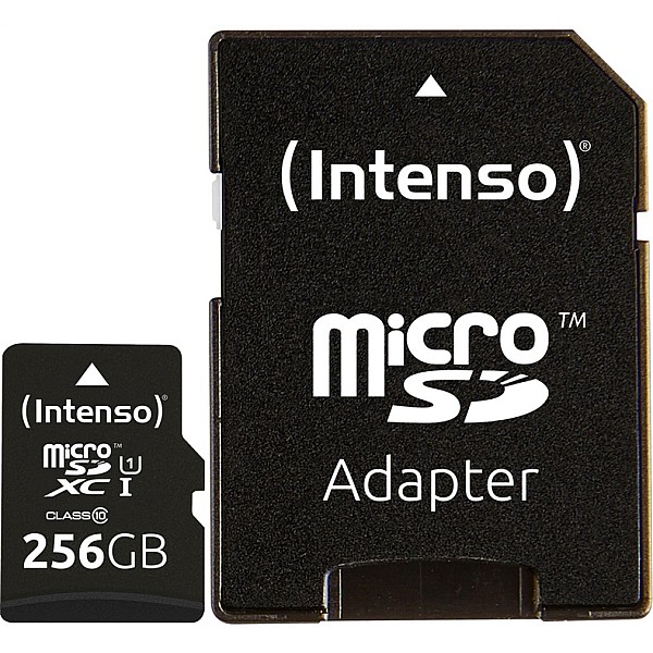 Atmiņas karte Intenso. 256 GB