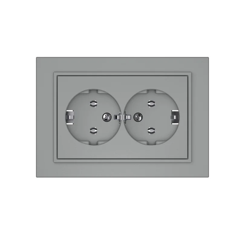 SOCKET 2PLACE GREY RP16-021 QR1000 SOCKET 2PLACE GREY RP16-021 QR1000