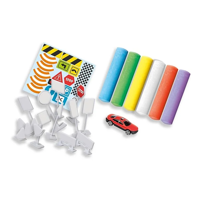 Krītiņš SES Creative Chalk Traffic 02203S. daudzkrāsains Krītiņš SES Creative Chalk Traffic 02203S. daudzkrāsains