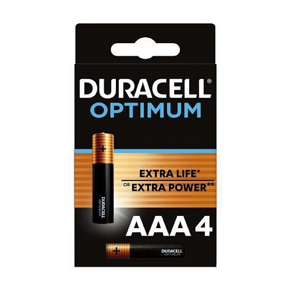 BATERIJAS DURACELL OPTIMUM AAA 4VNT