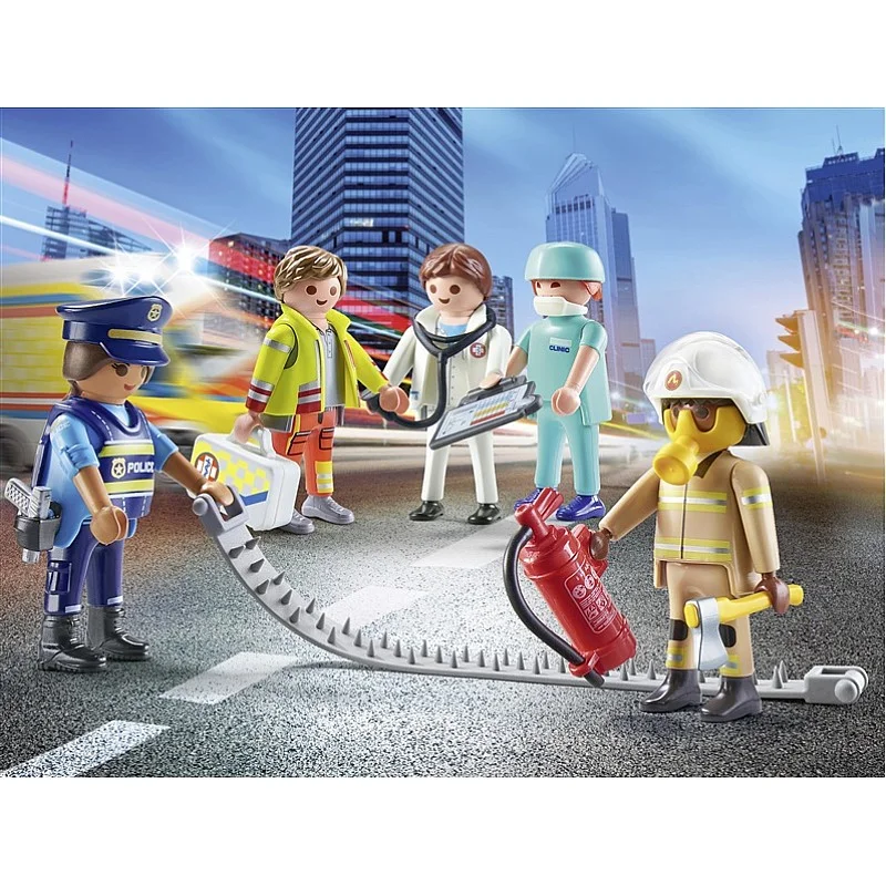 Konstruktors Playmobil My Figures: Rescue Team 71400