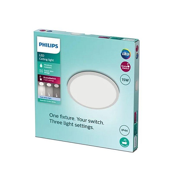 PLAFOND PHILIPS SUPERSLIM CL550 WHITE