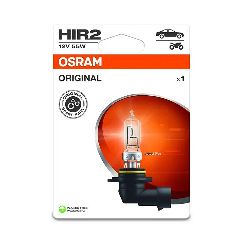 LAMPIŅA AUTO OSRAM HIR2 9012-01B 55W 12V LAMPIŅA AUTO OSRAM HIR2 9012-01B 55W 12V