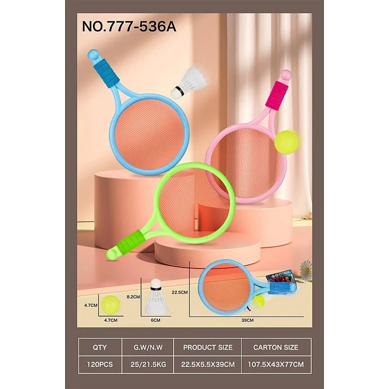 TOY BADMINTON RACKET 777-536A