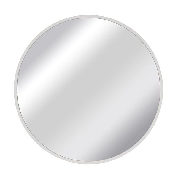 MIRROR ROUND 60 CM FRAME MDF WHITE