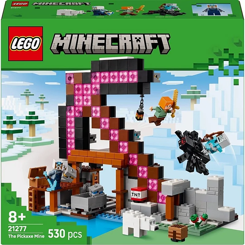 Konstruktorius LEGO® Minecraft The Pickaxe Mine 21277
