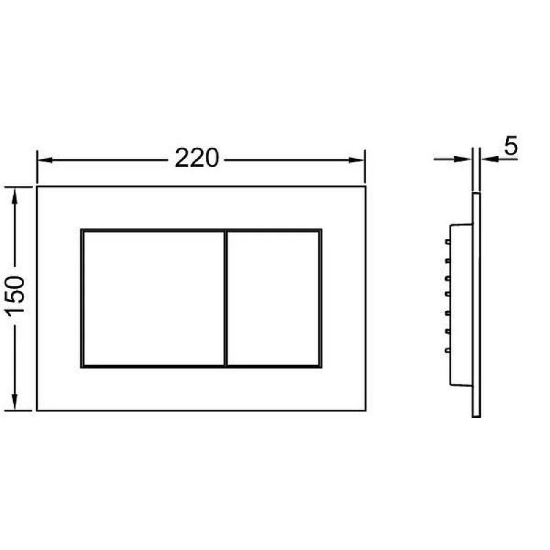Ūdens nolaišanas poga Tece Now. pelēka Ūdens nolaišanas poga Tece Now. pelēka