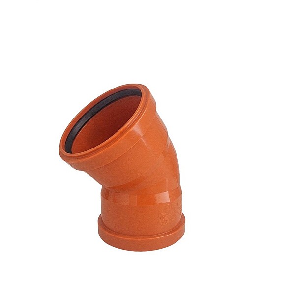 ELBOW EXTERNAL W DOUBLE SOCKET D110X45O