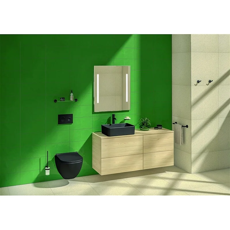 COVER FOR TOILET SOFTCLOSE MIO-N BLACK