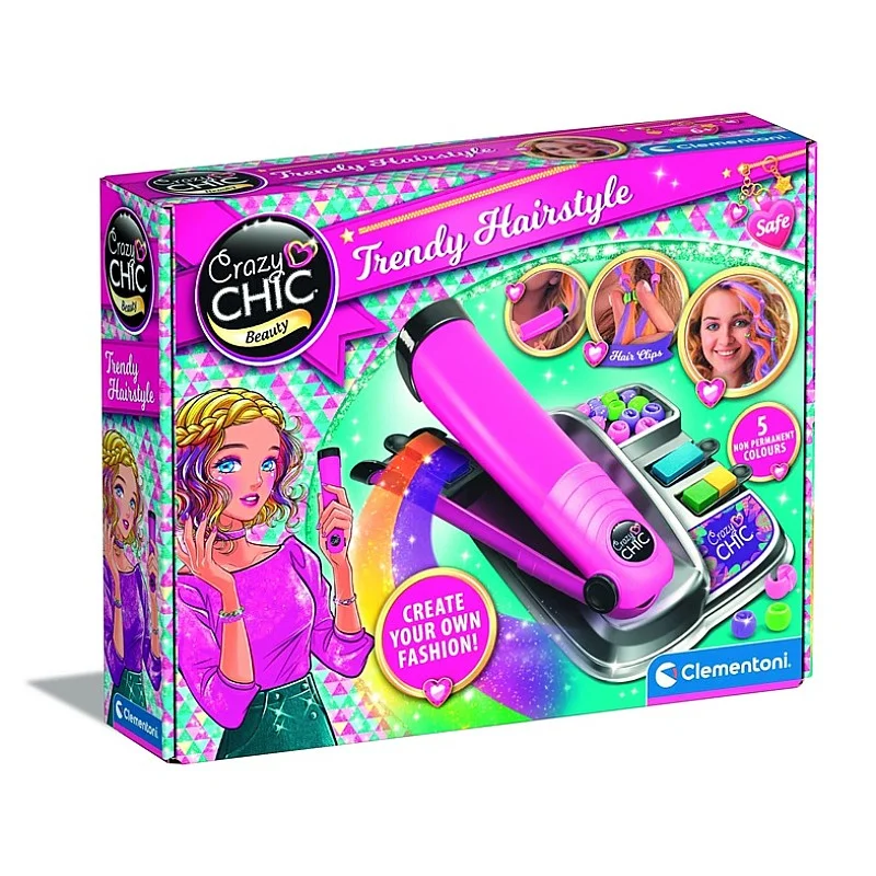 Plaukų formavimo rinkinys Clementoni Trendy Hairstyle 18750