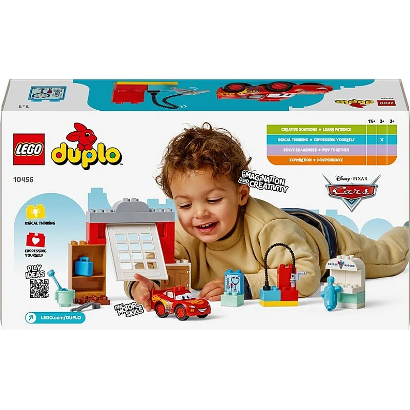 LEGO® DUPLO® Makvyno apsilankymas Daktaro garaže. 35 vnt. LEGO® DUPLO® Makvyno apsilankymas Daktaro garaže. 35 vnt.
