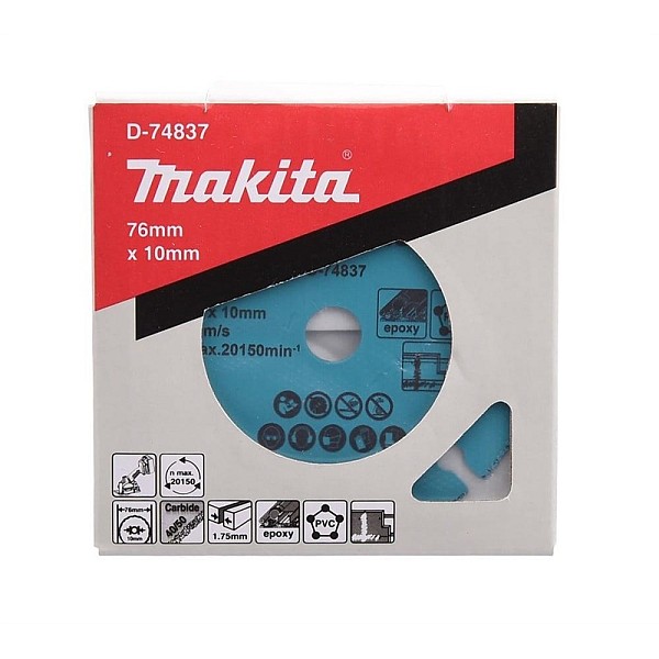 DISKS CIETMET. MAKITA 76X10MM D-74837