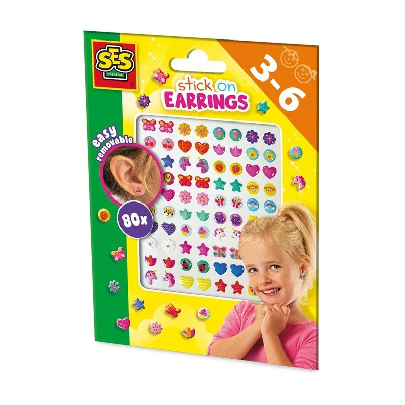 TOY STICK ON EARRINGS SET 14049