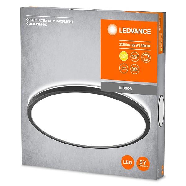 Lampa plafons Ledvance ORBIS ULTRA SLIM CLICKDIM. 22 W