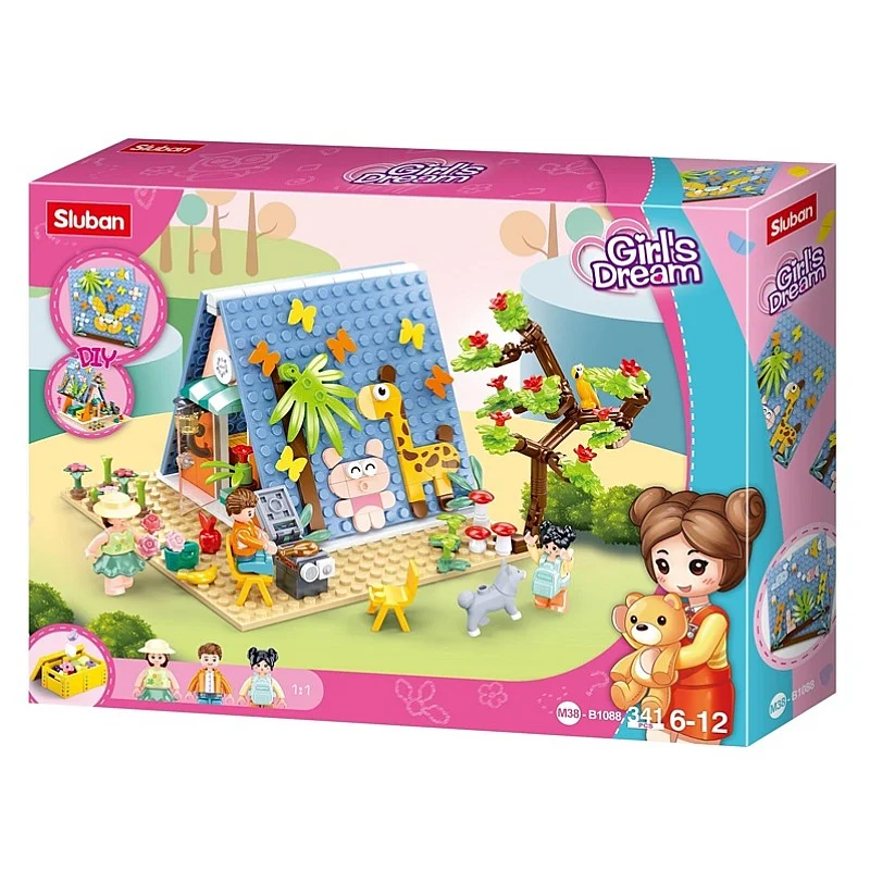 TOY CONSTRUCTOR CAMP 341PCS M38-B1088