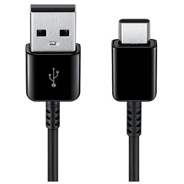 Laidas SAMSUNG USB Type A M. USB Type C M. juodas