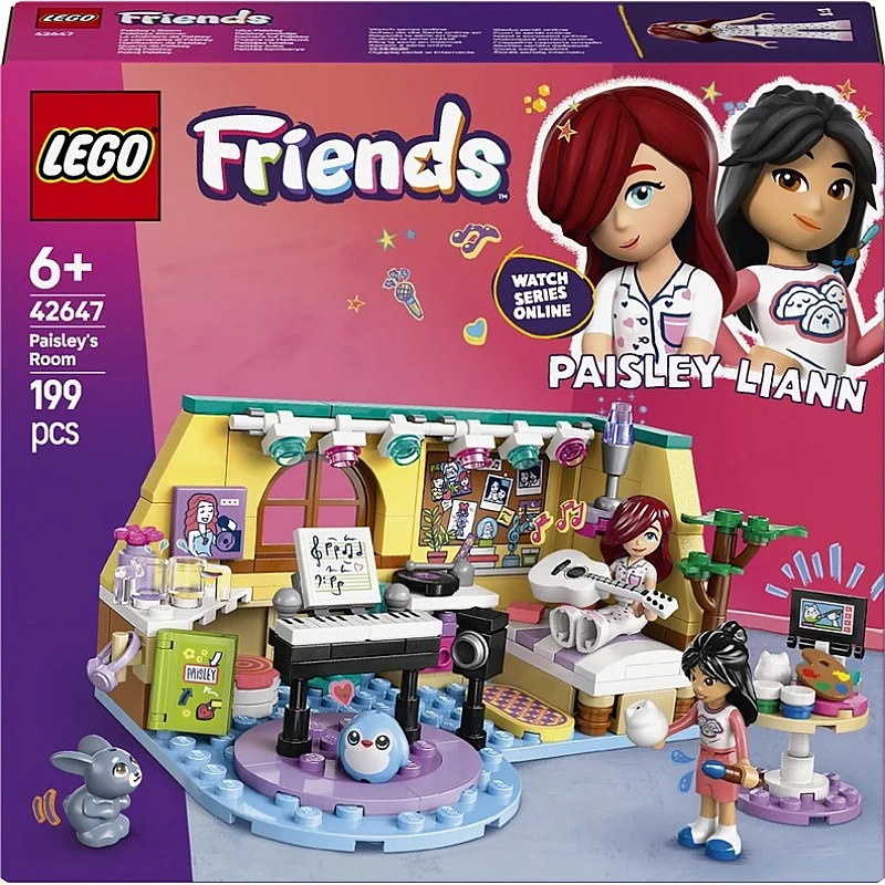 Konstruktorius LEGO® Friends Paisley's Room 42647. 199 vnt.