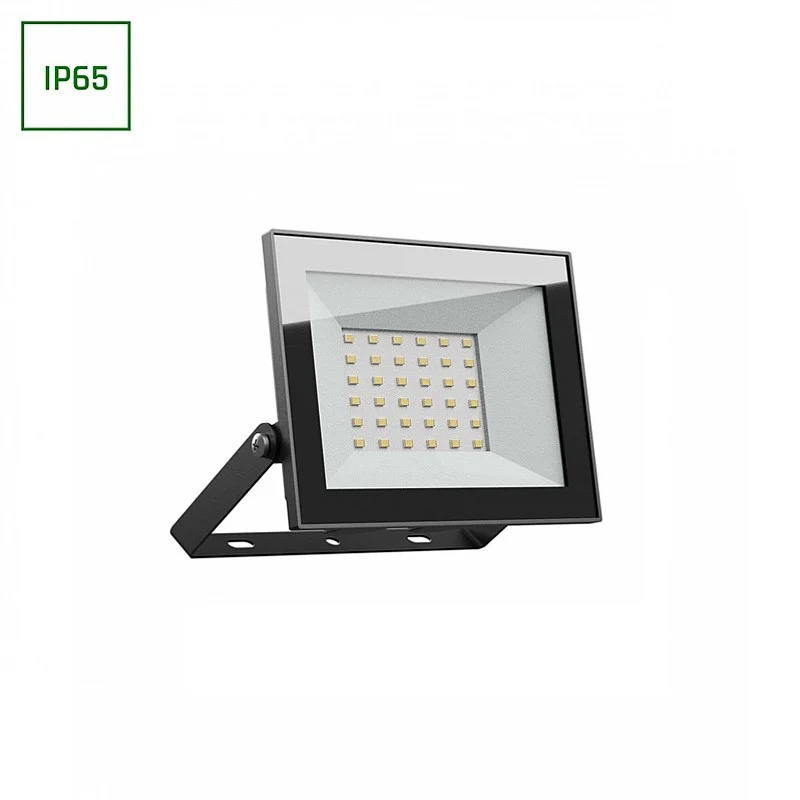 FLOODLIGHT LED 30W 230V NW IP65 BLACK