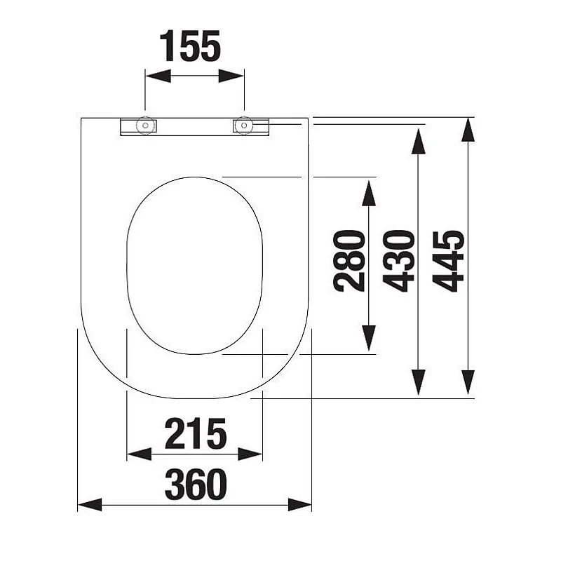 Tualetes vāks Jika Mio. balta. 44.5 cm x 36 cm Tualetes vāks Jika Mio. balta. 44.5 cm x 36 cm