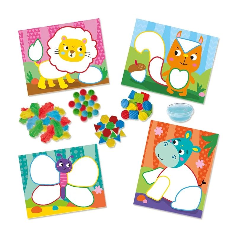 TOY CREATIVE KIT COLOURS AND FORMS 14062