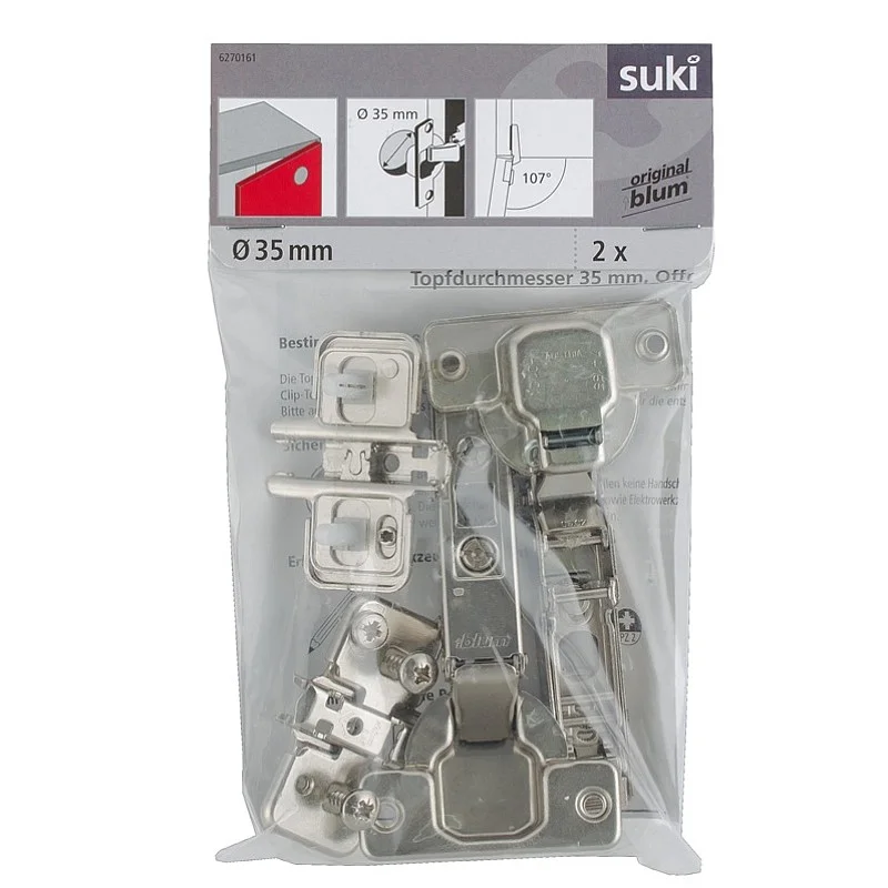 EŅĢES ĀR.CLIP ON SOFT CLOSE D35 107 2GAB EŅĢES ĀR.CLIP ON SOFT CLOSE D35 107 2GAB