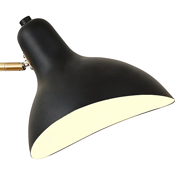 WALL LIGHT AROUND E27 BLACK