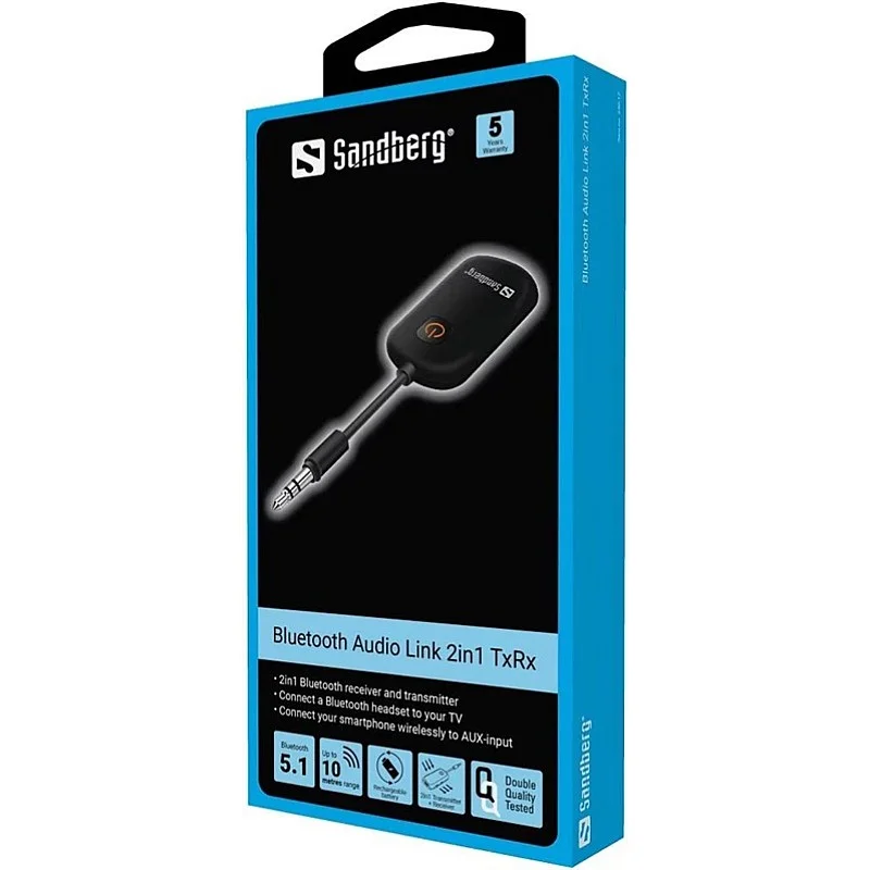 BLUETOOTH AUDIO LINK 2IN1 TXRXSANDBERG BLUETOOTH AUDIO LINK 2IN1 TXRXSANDBERG