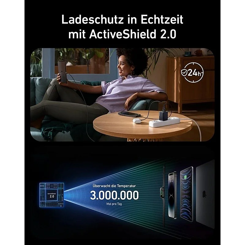 CHARGER ANKER PRIME 67W GAN BLACK