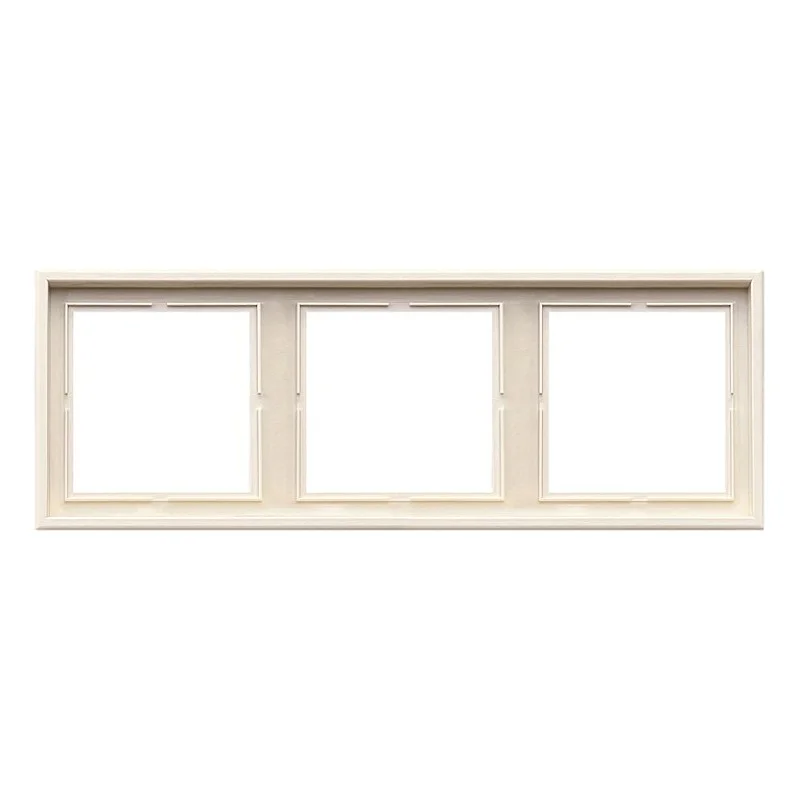 Trivietis rėmelis LIREGUS MODERN. matinės smėlio spalvos