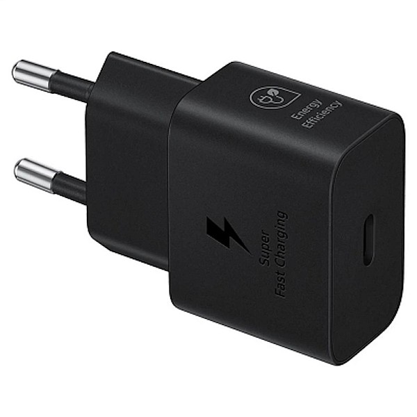 Lādētājs Samsung 1 x USB Type C. melna. 25 W