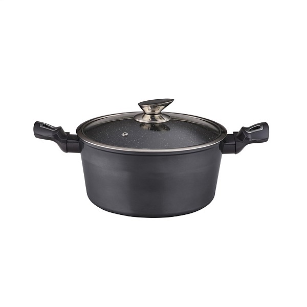 CASSEROLE DOMOLETTI GREY META D28CM 6.3L