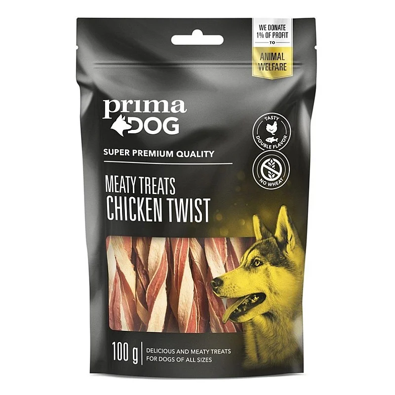 DOG TREAT CHICKEN TWIST 100 G