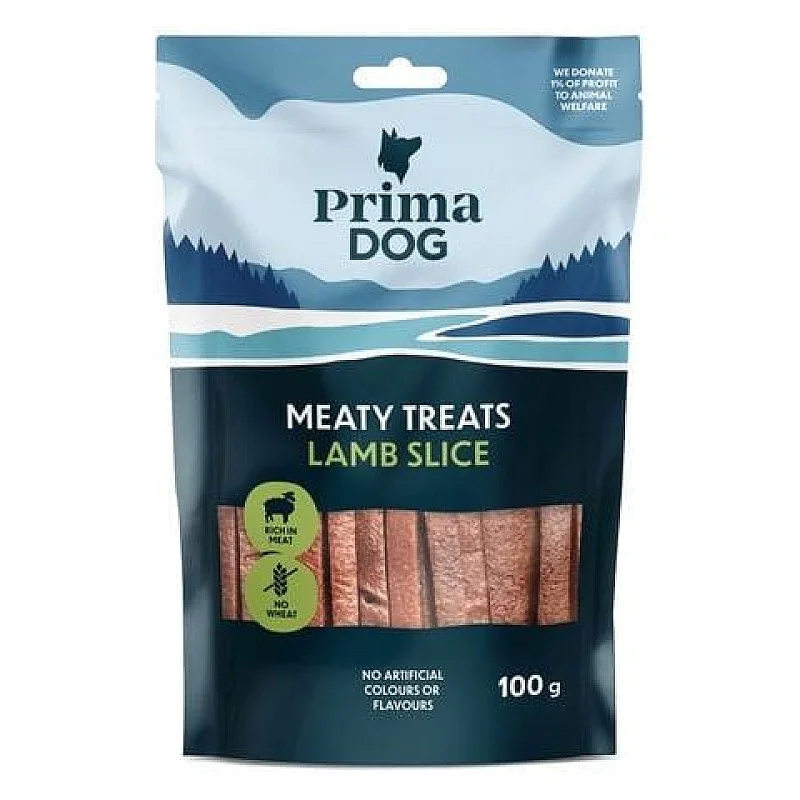 PRIMADOG LAMB STRIPS 100 G
