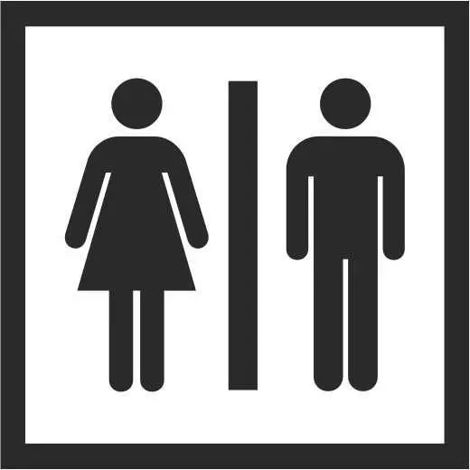 STICKER WC GENERAL 130X130MM