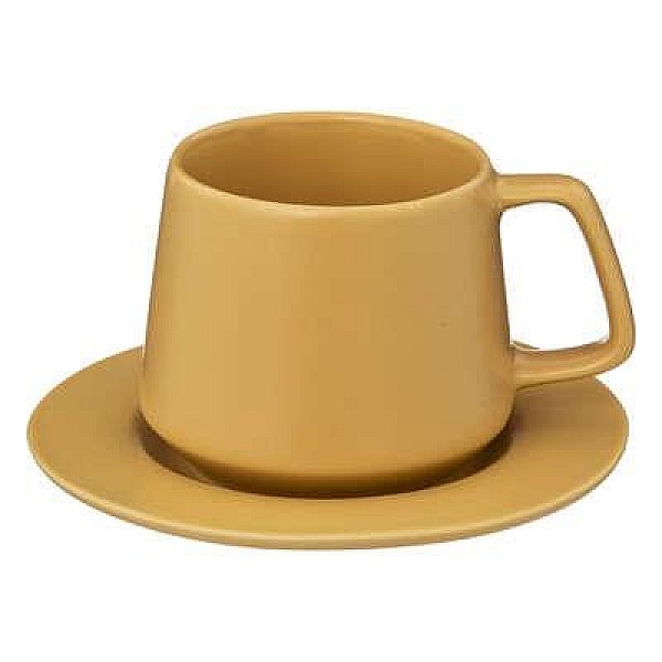 MUG S + SAUCER TRAPEZE 20CL