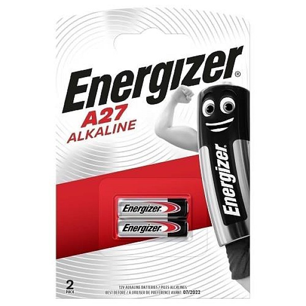 Elementai ENERGIZER A27. 12 V. 2 vnt.