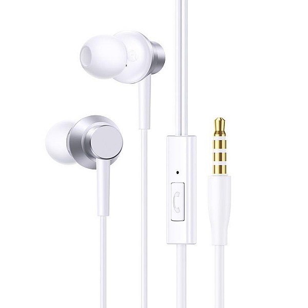 HEADPHONES 3.5MM BASEUS ENCOK HZ11 WHITE