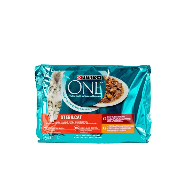 Mitrā kaķu barība One. 0.34 kg Mitrā kaķu barība One. 0.34 kg