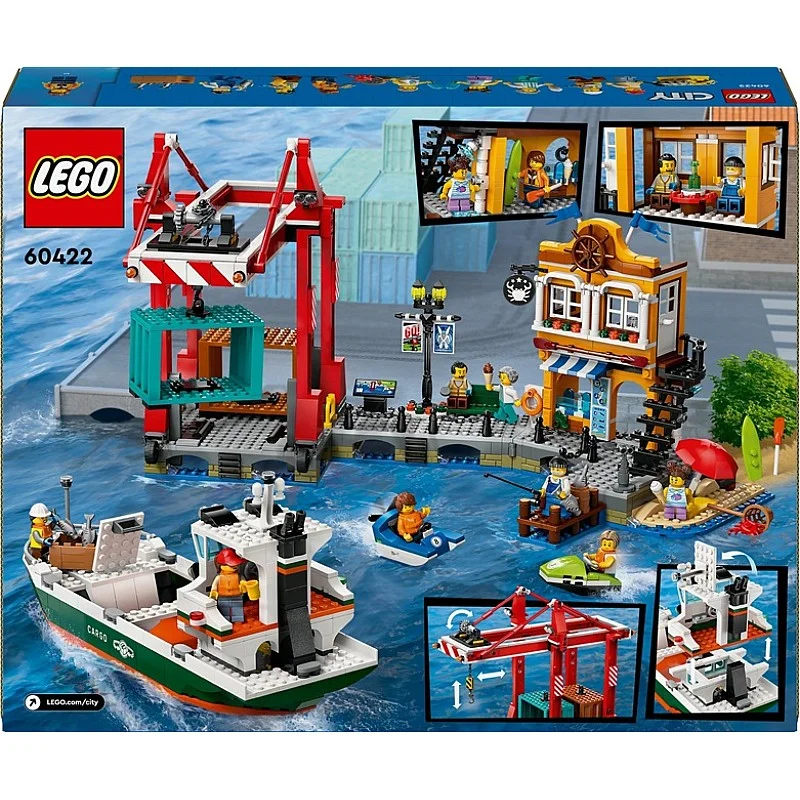 TOY LEGO SEASIDE HARBOR CARGO SHIP 60422 TOY LEGO SEASIDE HARBOR CARGO SHIP 60422