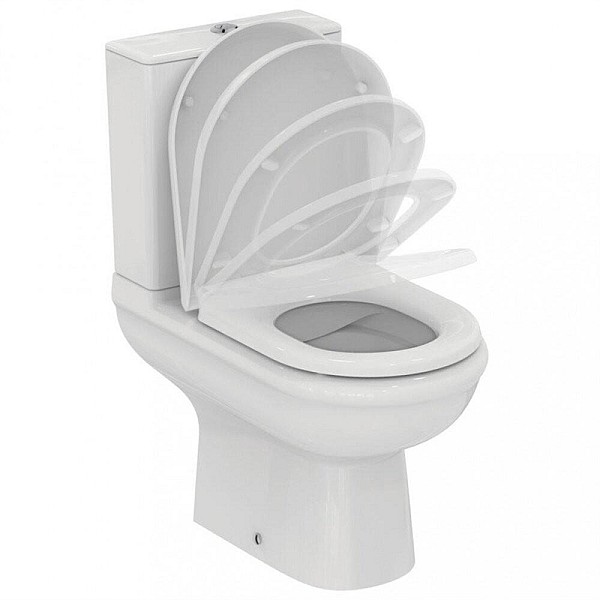 TOILET STAN EXACTO WITH COVER WHIT