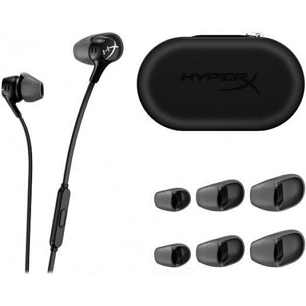 Laidinės žaidimų ausinės HyperX Cloud Earbuds II. juoda