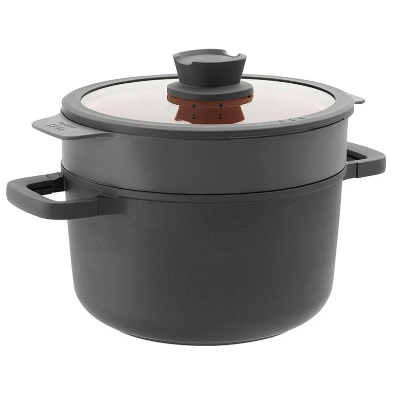 STOCKPOT STONE+ WITH LID 24X14CM 5.6L