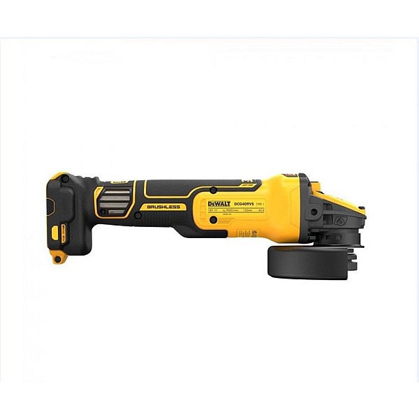 Bezvadu leņķa slīpmašīna Dewalt DCG409VSN-XJ. 18 V