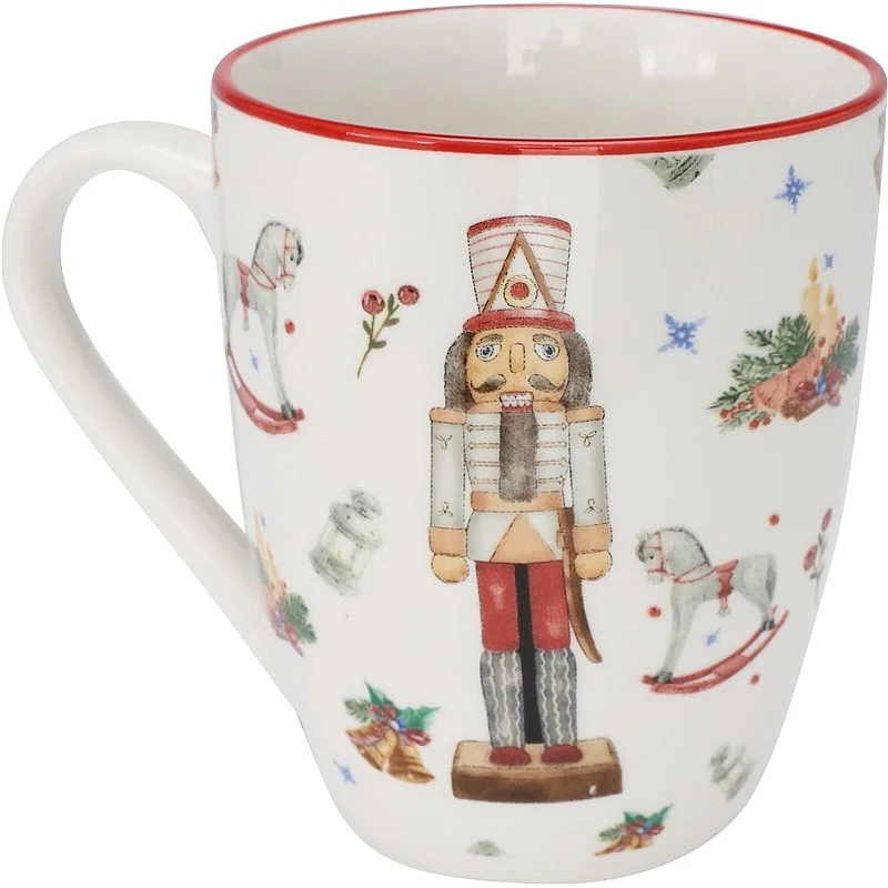 MUG PORCELAIN 320ML NUTCRACKER