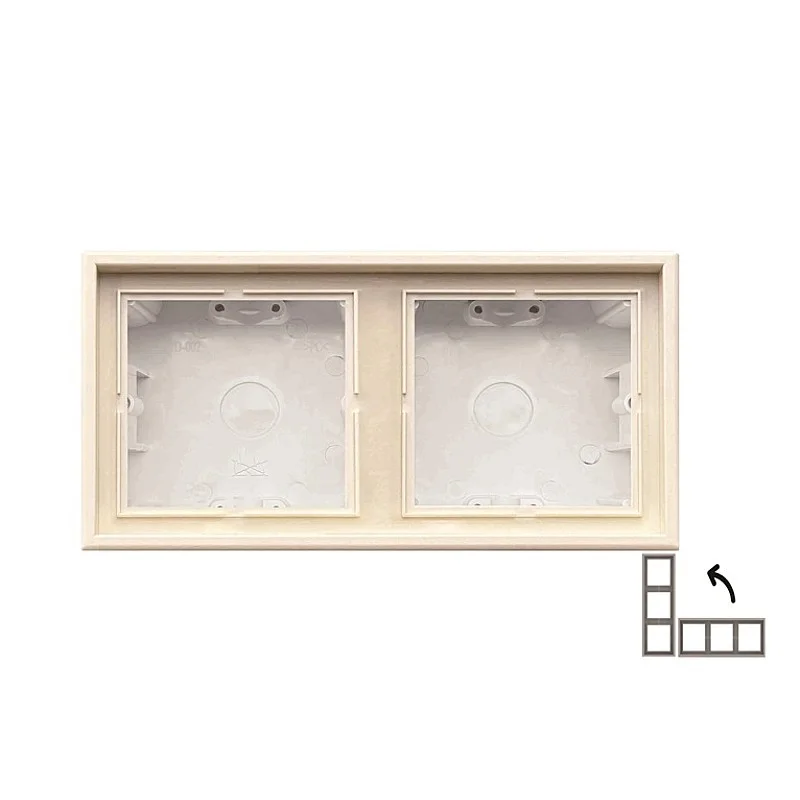 Paviršinio montavimo rėmas LIREGUS MODERN. 2vt..smėlio sp.