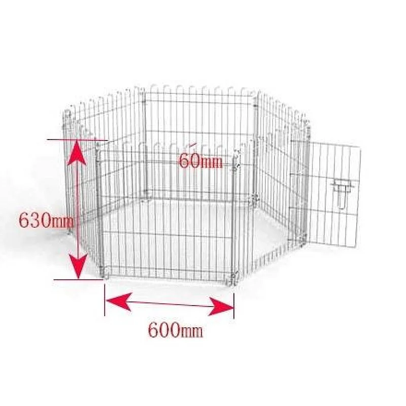 Iežogojums Höppy. 600 x 600 x 630 mm. metāls Iežogojums Höppy. 600 x 600 x 630 mm. metāls