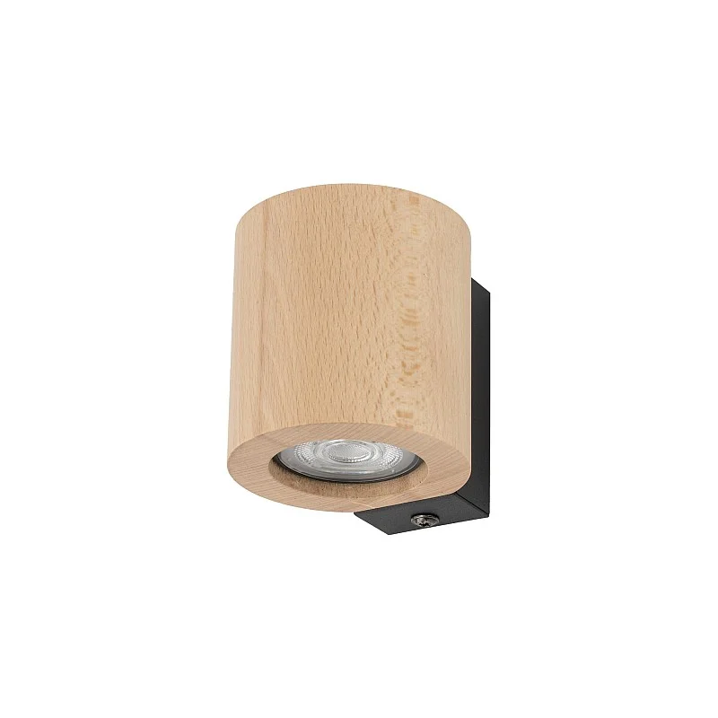 LAMP WALL EVE WOOD GU10 10W