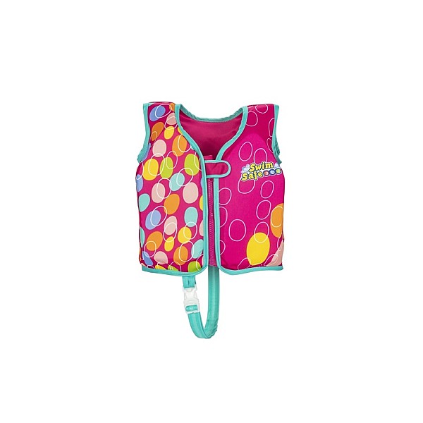 AQUASTAR FABRIC SWIM VEST M/L 32177 GIRL