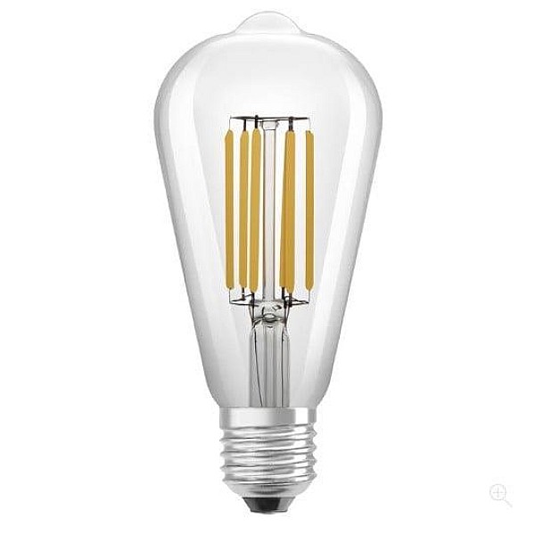 LED LEMPUTĖ. ST64. E27. 4W. 830. 840LM. FILAMENTINĖ. ULTRA